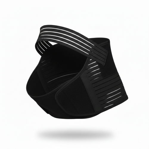 Ceinture de grossesse noire ajustable pour soutien prenatal maintien du ventre soulagement lombaire et confort optimal au quotidien