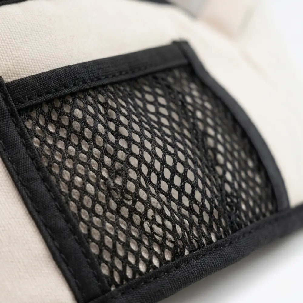 Poche filet respirante ceinture portage bébé idéale pour rangement accessoires et meilleure ventilation