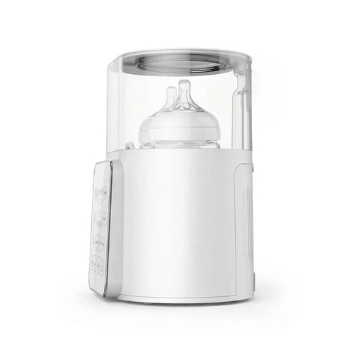 Chauffe biberon electrique multifonction avec sterilisateur double biberon temperature reglable et chauffage rapide pour repas bebe