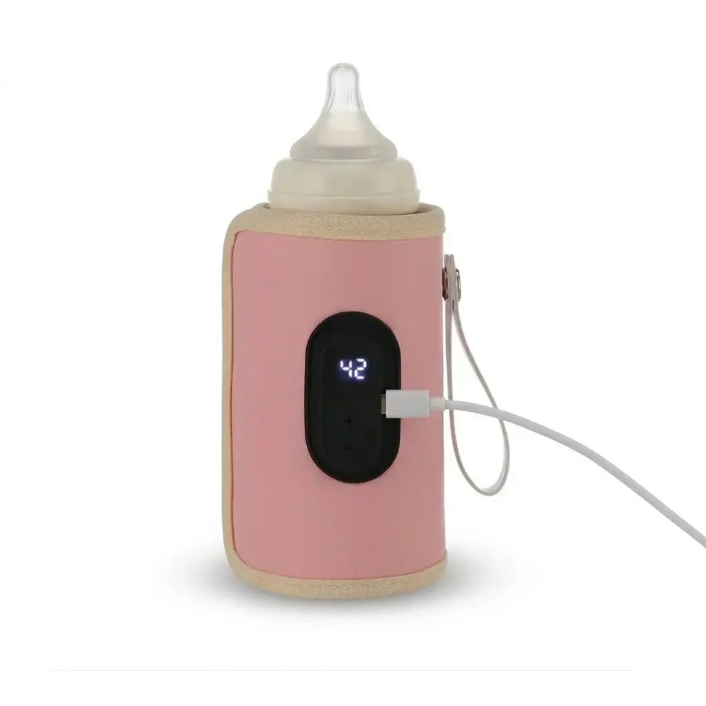 Chauffe biberon usb pour bebe avec controle temperature securise chauffage rapide et alimentation par cable usb