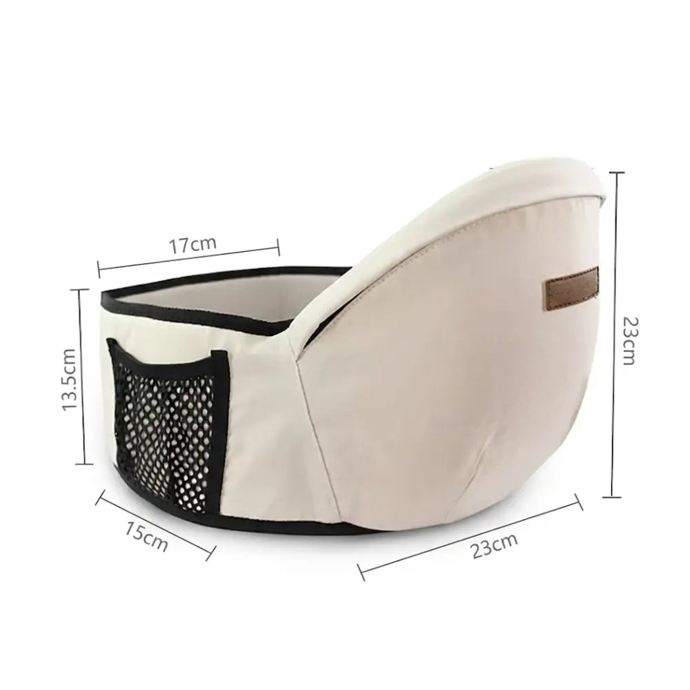 Dimensions ceinture de portage bébé ergonomique avec mesures précises pour confort optimal et ajustement parfait