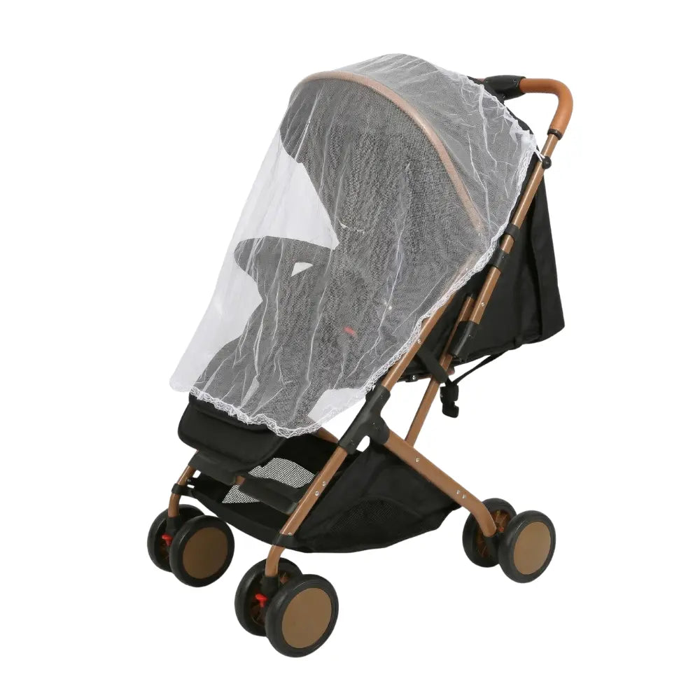 Poussette bebe avec moustiquaire de protection couverture integrale anti insectes ideale pour promenades exterieures