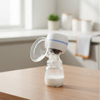 Tire-lait électrique compact avec biberon de stockage hermétique, solution pratique pour conserver le lait maternel