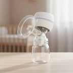 Tire-lait électrique moderne avec écran LED et modes d’aspiration réglables, téterelle ergonomique en silicone doux