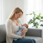 Tire-lait électrique portable discret utilisé pendant allaitement maternel, solution mains libres confortable pour jeunes mamans